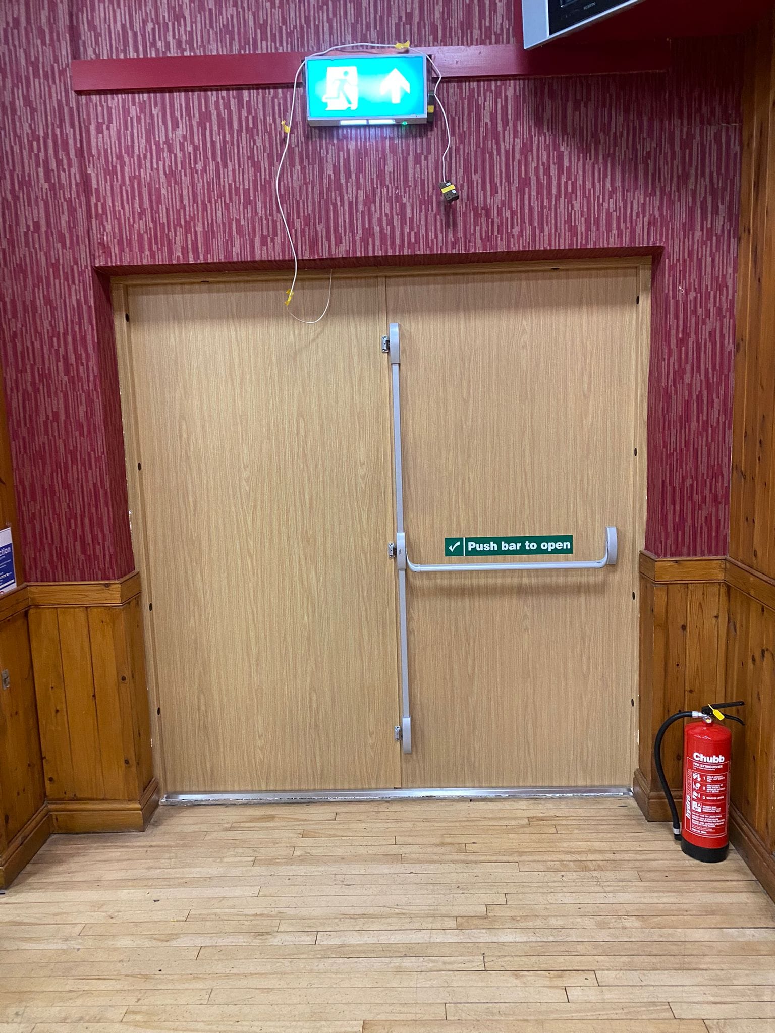 Wood Finish Steel Door Internal